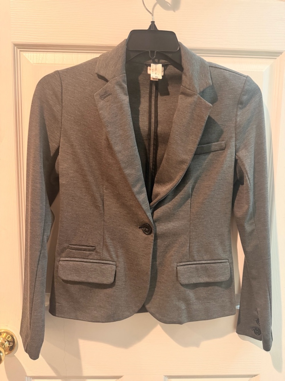Merona Gray Single-Button Women's Blazer